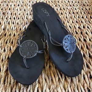 LOFT Wedge Flip Flops